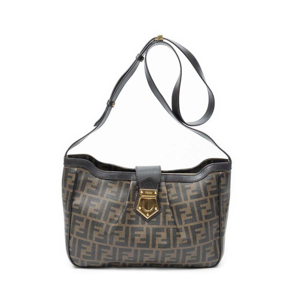 Fendi Vintage Shoulder Bag Zucca Canvas #342223F13B